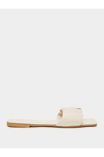 Styli Cushion Single Strap Flat Sandals