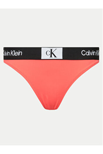 Calvin Klein swimwear Women's Bikini Bottom KW0KW02352 Coral