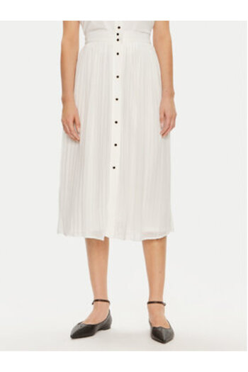 VILA vila Women's Pleated Skirt 14102199 White