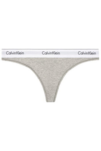 Calvin Klein Lenjerie intimă Calvin Klein Tanga pentru femei 0000F3786E Gri