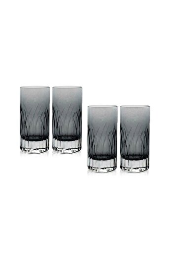 Mikasa Moor Rg King Set of 4 Smoke Liqueur Glasses 8Cl