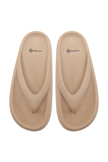 Desa Flip-flops de damă bej
