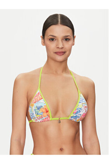 Banana Moon Women's Bikini Top MUZO POSTCARD Colorful
