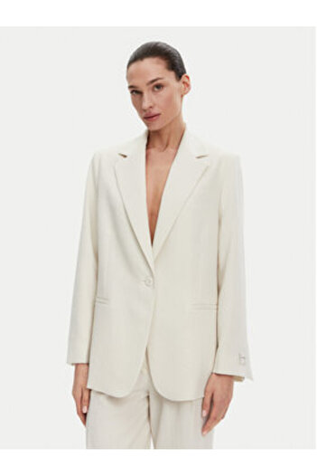Calvin Klein Women's Blazer K20K208240 Beige
