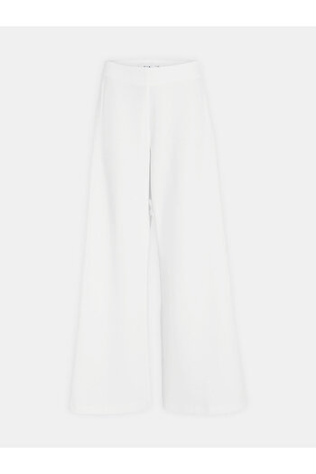 VILA vila Women's Fabric Trousers 14093130 White