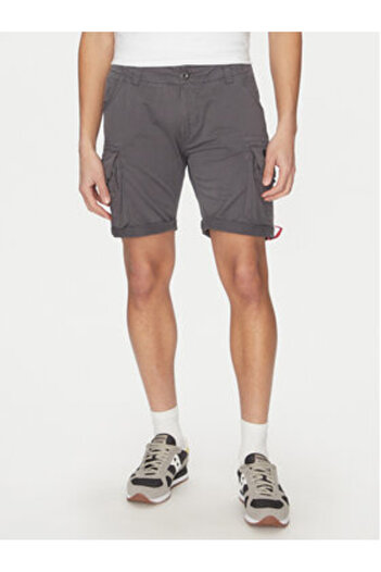 Alpha Industries Men's Material Shorts 176203 Gray
