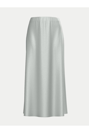 VILA Women Midi Skirt 14104074 Gray