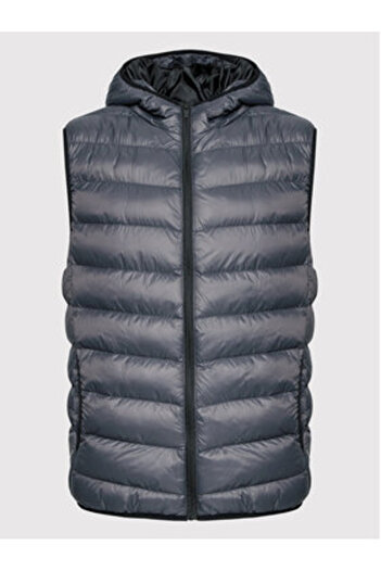 Brave Soul Men's Vest MJK-BLACKBURNGRY Gray