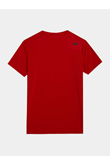 4F Men's T-Shirt 4FWSS24TFTSM598 Red