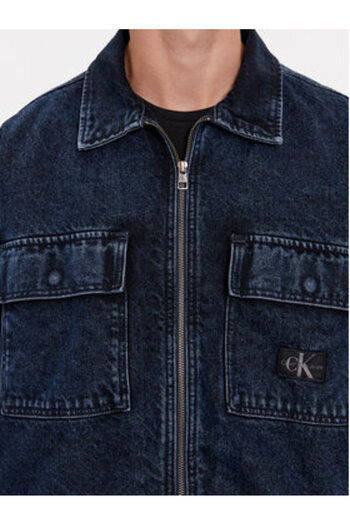 Calvin Klein Jeans Ανδρικό τζιν μπουφάν J30J324575 Μπλε σκούρο