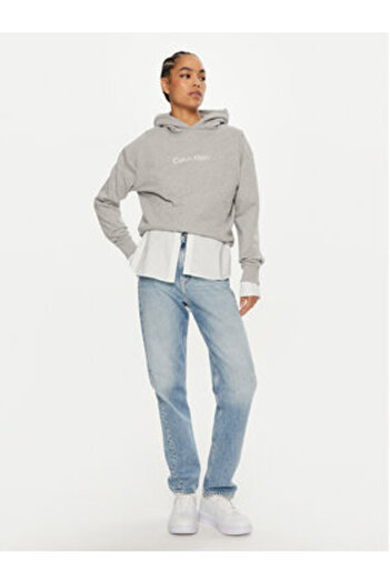 Calvin Klein Women's Sweatshirt K20K205449 Gray