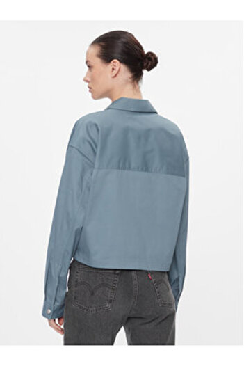 Calvin Klein Jeans Γυναικείο Πουκάμισο J20J223241 Μπλε