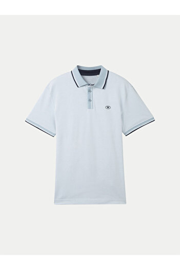 Tom Tailor tom tailor Men's Polo 1040822 Sky Blue