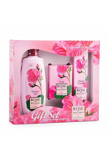 Biofresh Gift set: shampoo, soap, hand cream, Rose of Bulgaria