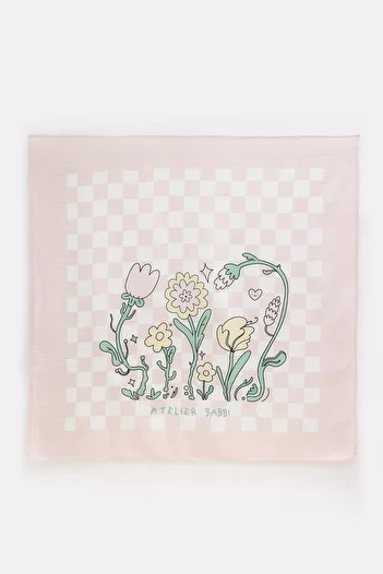 Atelier Babbi Double Layer Muslin Blanket - Checkerboard 100X100 cm