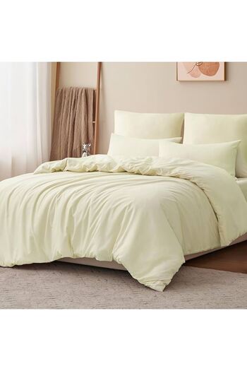 Kotonia Home Hotel bed sheet - 220x240 cm, 100% cotton, Damask DeLux Satin, vanilla