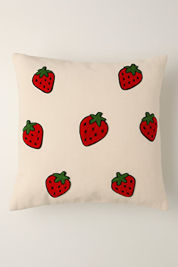 Rell Home Handmade Punch Embroidered Throw Pillow Cover |   Bohemian |   Patterned |