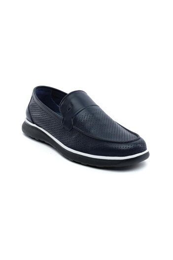 Greyder 64694 Синій шкіряний чоловічий взуття Comfort