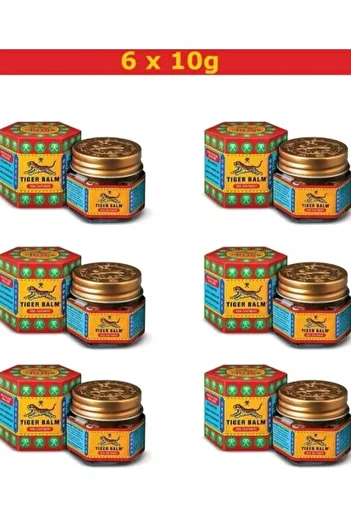 Tiger Balm Pack Of 6 Red Ointment
