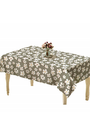 PUFO Power of Flowers oilcloth tablecloth, 140 x 140 cm