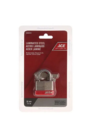 ACE Laminated Steel Warded Padlock (30 mm)