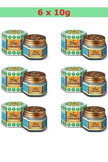 Tiger Balm Pack Of 6 White Ointment | 6 x 10g