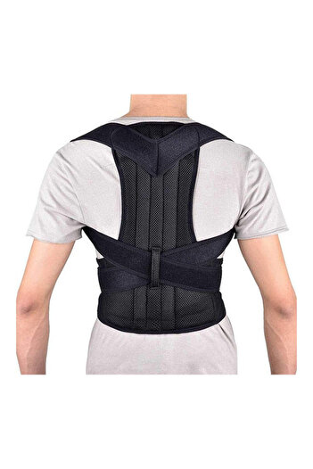 HALAMODO Posture Corrector Back Support Belt Men Orthopedic Posture Corset Lumbar Spine Brace
