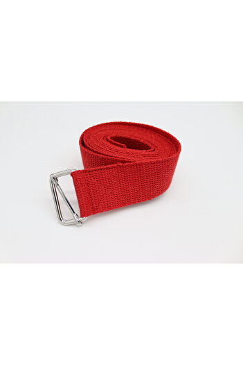Anatolia Red Adjustable Cotton Yoga Pilates Belt Red Yoga Belt (4 cm X200 cm)