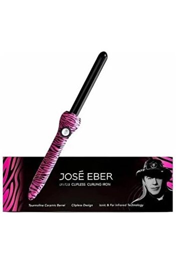Jose Eber Pink Zebra 19mm Hair Curler – Salon-Quality Styling with a Bold, Fashion-Forward Design