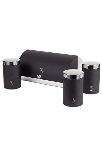 Berlinger Haus Bread box and container set Matte Black Berlinger Haus BH 6733