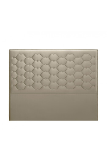 House One H173 | Velvet headboard - Brown - 140x200 cm