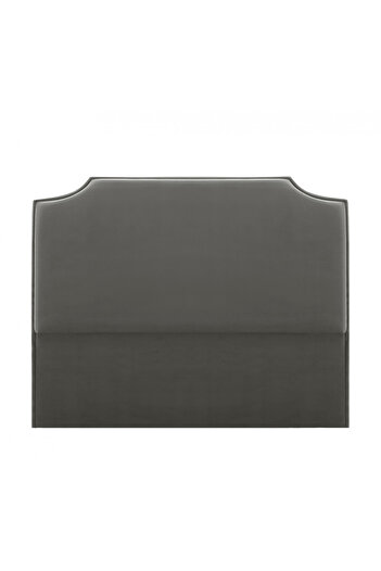 House One H114 | Velvet headboard - Dark Grey