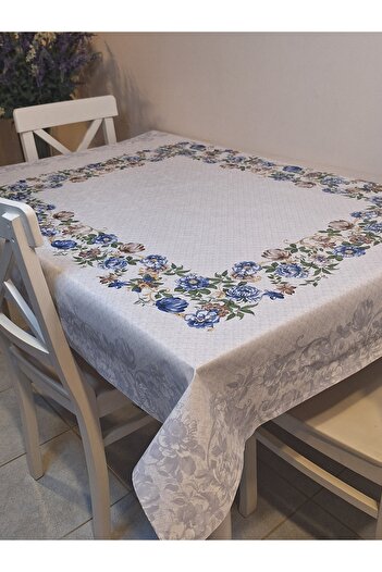 Başak Ev Tekstili Pânză uleioasă din PVC pe bază de fibre DORA PANO - Față de masă gata de ștergere cu model 115 X 140