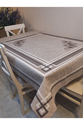 Başak Ev Tekstili DORA PANO Elyaf Tabanlı Pvc Muşamba - Desenli Silinebilir 120 X 140 Hazır Masa Örtüsü