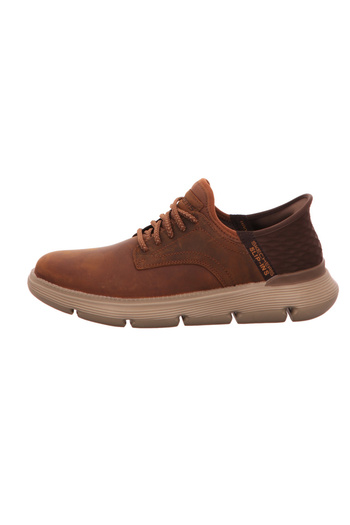 SKECHERS Pánské tenisky v hnědé barvě