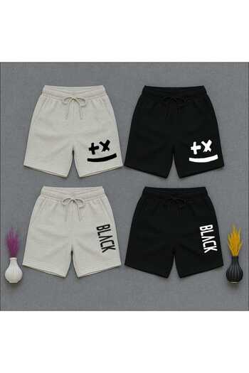 NETTENSTORE 4 LÜ SET ERKEK BASKILI RAHAT ŞORT