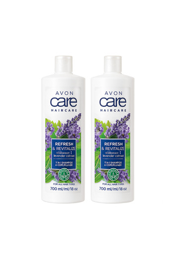 AVON Care Refresh & Revitalise 2 in 1 Shampoo & Conditioner 700Ml (Pack of 2)