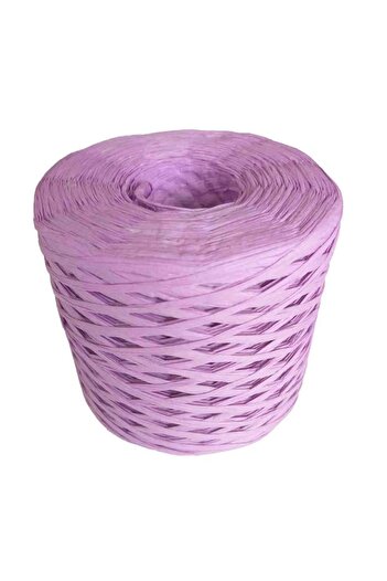 Nusrat Bilişim New Imported Raffia Rope Lilac Bag Accessory