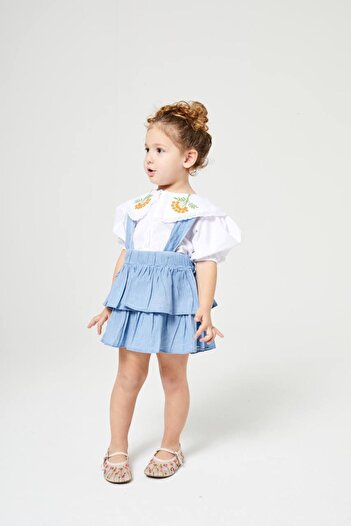 noliva bebek ve çocuk Eid Girl's Salopet Suit