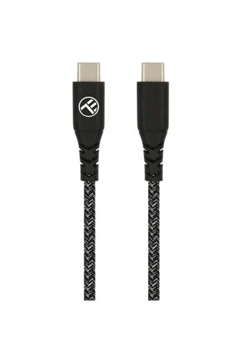 TELLUR Cablu de date Tellur Green Type-C la Type-C 3A PD60W lungime 1 metru culoare Negru