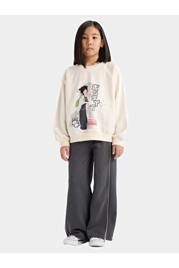 DeFacto Kids Black Side Stripe Sweatpants