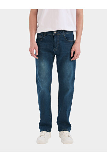 DeFacto Men's Light Wash Blue Jeans