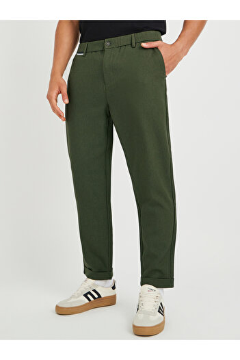 Take Two By Styli Solid Relaxed Fit Chino Pants with Pockets