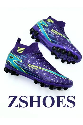 ZSHOES Premium Turf Football Cleats with Tpu Sole Socks