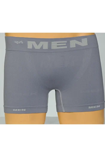 inkasole Men's Seamless Boxers 9005-1 Gray