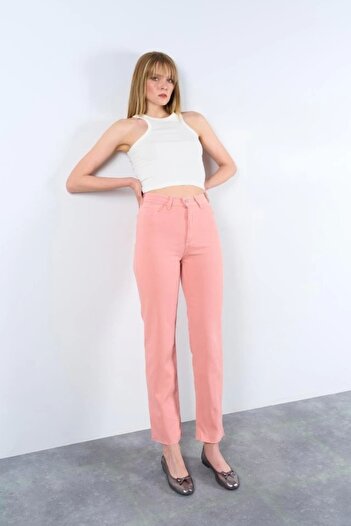 Moda Ebrar Strong Straight Pants Powder