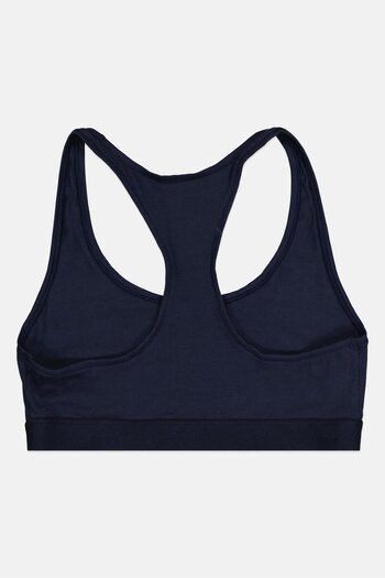 Tommy Hilfiger Women Brand Logo Non Padded Bralette, Navy