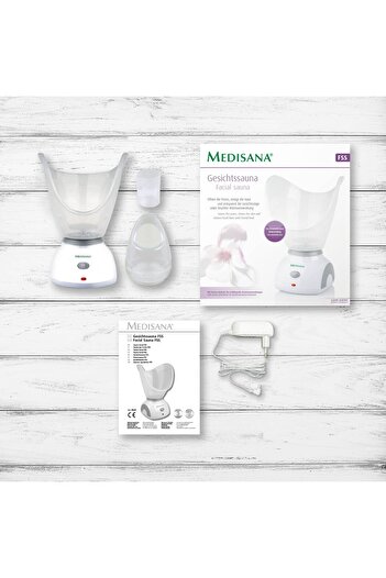 medisana Medisana FSS 88245 facial sauna, 2 interchangeable heads, White/Grey