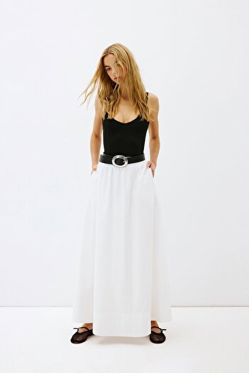 VATKALI Flounced Maxi Skirt - Premium Collection