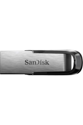 SanDisk ألترا فلير - فلاشة USB - 128 جيجابايت - فضي